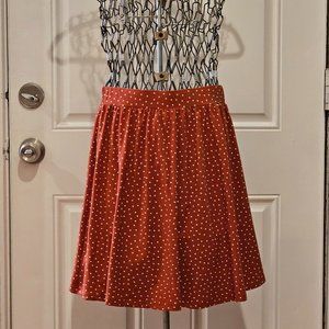 Brushed Knit Mid length Circle Skirt, Size M